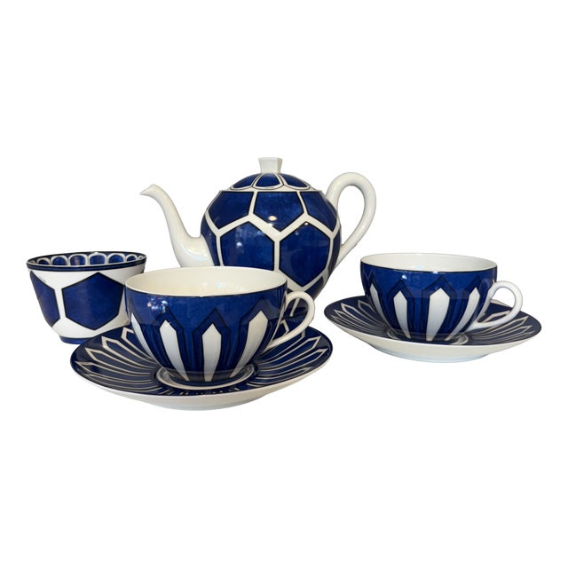 Vintage Tea Set from Hermès, 2000s, Set of 6 For Sale