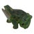 Metal Whimsical Cloisonne Hand Painted Enamel Frog Figurine For Sale - Image 7 of 7