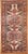 Brick Red Antique Hand-Knotted Caucasian Rug 3'10"x 7'8" For Sale - Image 8 of 15