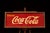 1940s Large Coca Cola Framed Tin Litho Sign For Sale - Image 13 of 13