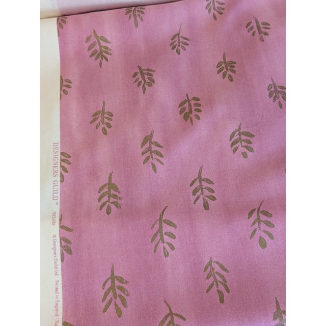 Designers Guild Kesari Fabric | Discontinued Sunset Stripe Cotton | Pink Orange For Sale - Image 10 of 18
