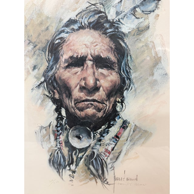 Brown Harley Brown Sitting Eagle Lithograph, Signed For Sale - Image 8 of 12