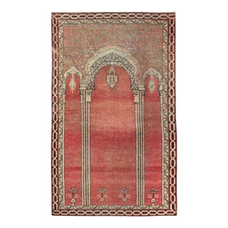 Galerie Shabab Collection Early 20th Century Turkish Oushak Throw Rug For Sale