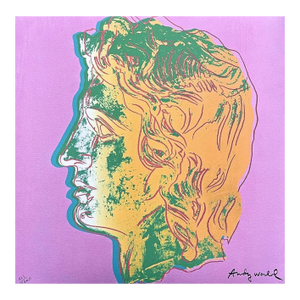 1986 Carnegie Museum of Art After Andy Warhol "Alexander the Great Light Purple" Lithograph