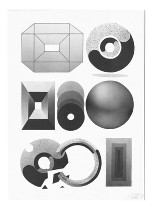 Roids (Msk), Study 2 (O), 2013, Pencil on Paper