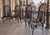 Black Mid 20th Century John Salterini High-Back Hearts Peacock Wrought Iron Chairs, Attributed For Sale - Image 8 of 10