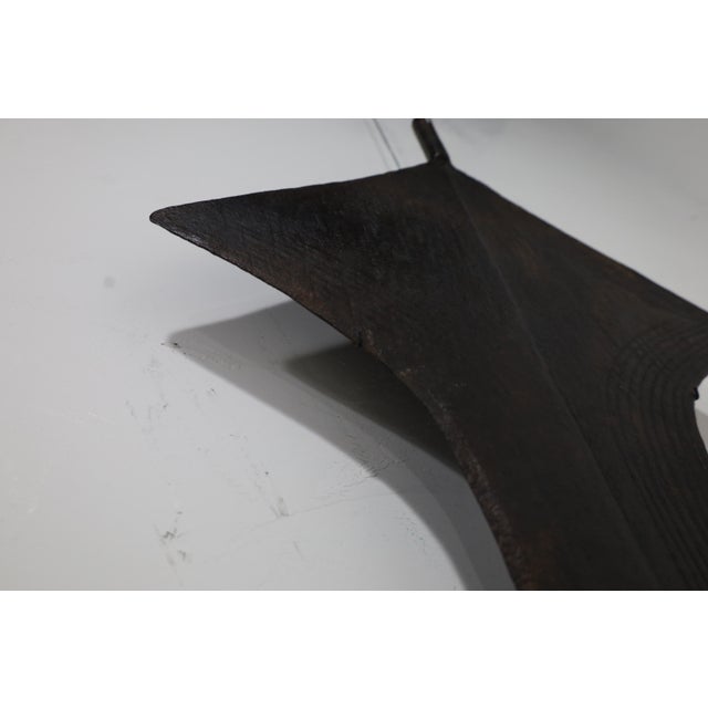 Tribal African Topoke Sword Currency With Custom Hanging Bracket For Sale - Image 3 of 9