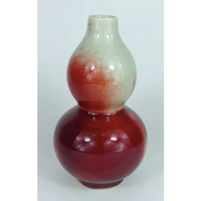 Chinese Sang De Boeuf Double Gourd Vase For Sale - Image 4 of 7
