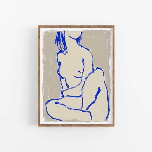 Contemporary Contemporary Female Silhouette Giclee Print For Sale - Image 3 of 4