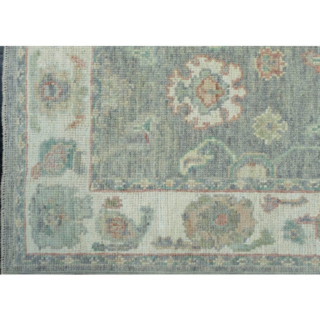 Turkish Oushak Runner Rug 2'10" x 10' #17962 For Sale - Image 4 of 8
