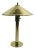 Postmodern Brass Table Lamp After Chapman For Sale