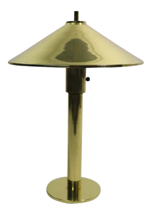 Postmodern Brass Table Lamp After Chapman