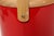 Mid Century Modern Red Vinyl and Birch Insulated Ice Bucket by Georges Briard For Sale - Image 9 of 14