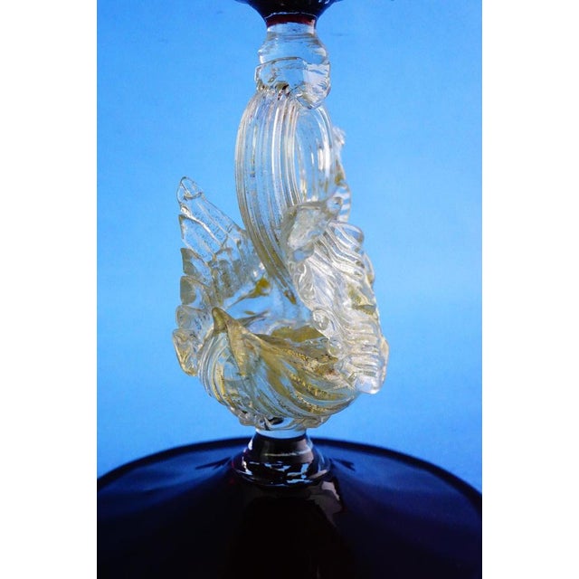Vintage Tipetto Veneziano Stand in Murano Glass from Salviati & C., 1950s For Sale - Image 18 of 18