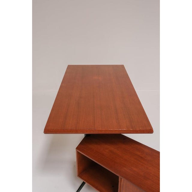 T95 Executive Desk by Osvaldo Borsani for Tecno, Italy, 1956 For Sale - Image 11 of 15