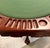 Vintage 1970s Mikhail Darafeev Pedestal Dining/Poker Table With Six Leather Swivel Chairs For Sale - Image 12 of 18