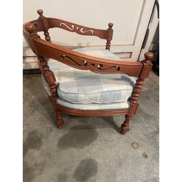 French French Armchair With Unique Carving. For Sale - Image 3 of 9