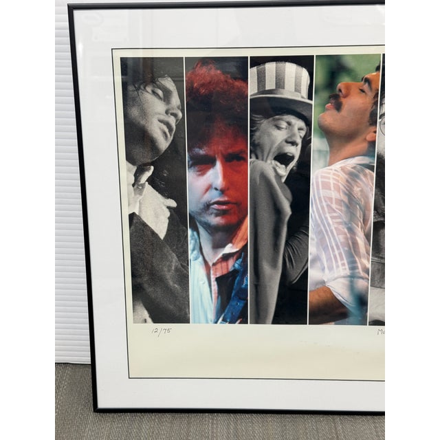 Baron Wolman Multiplex I Poster Collage, Signed For Sale - Image 11 of 12