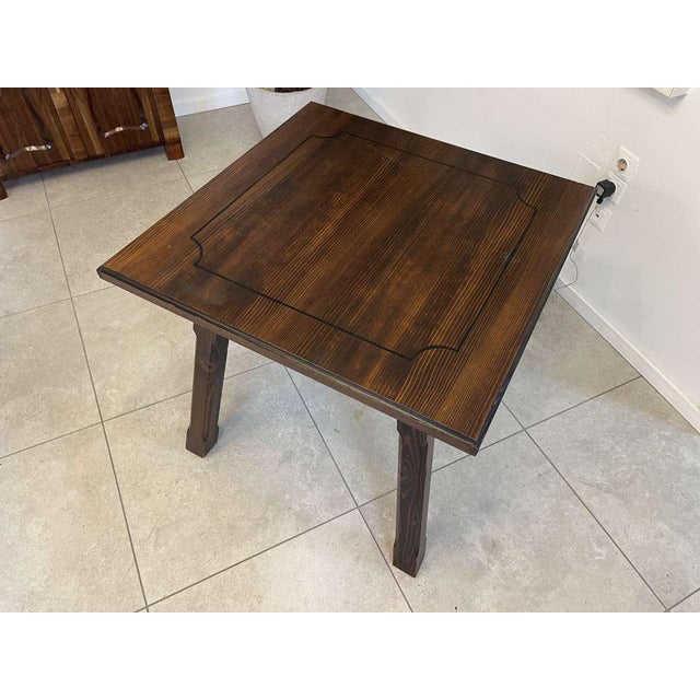 Vintage Hand-Painted Farmers Table For Sale - Image 11 of 14