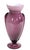 Glass Mid Century Lavender Art Glass Vase Made in Japan For Sale - Image 7 of 8