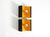 1960s Space Age Metal Wall Lamps in Yellow and Black by Klaus Hempel for Kaiser Leuchten, 1960s, Set of 2 For Sale - Image 5 of 18