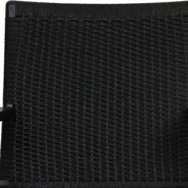 Black CH25 Lounge Chair in Oak by Hans Wegner For Sale - Image 3 of 18