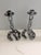 Mid 20th century Illusionistic Brutalist Chain Link Candlesticks - A Pair For Sale - Image 9 of 10