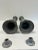 Metal Pair of Vintage Metal Candlesticks For Sale - Image 7 of 11