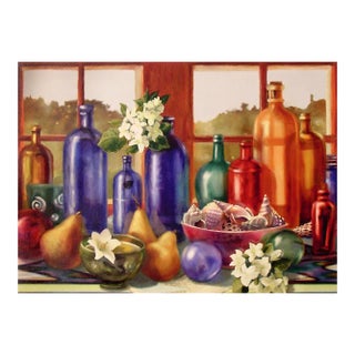 "Retreat I" Limited Edition Color Lithograph by Kathy Haines Dench Edition #52/250 For Sale