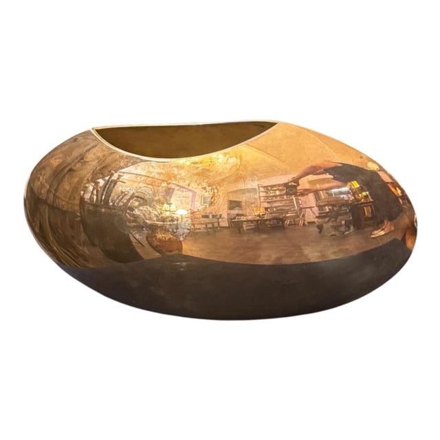 Vintage Elliptical Vase by Lino Sabattini, 1970s For Sale - Image 6 of 6