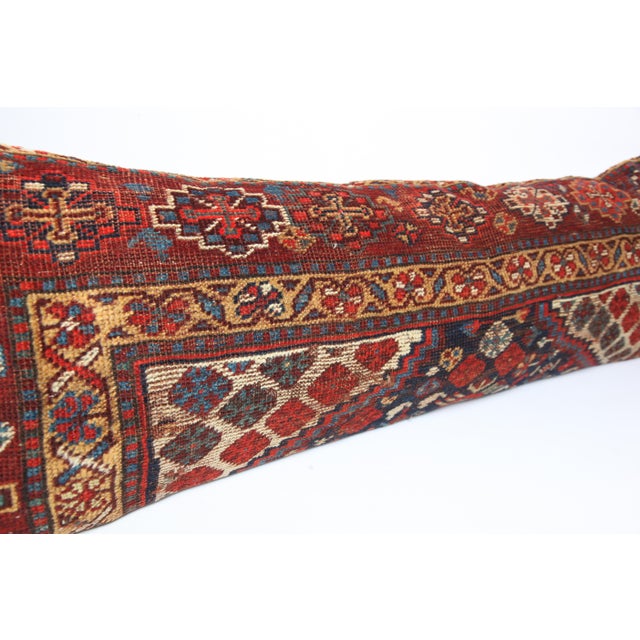 Tribal Handmade From Antique Tribal Rug Pillow Cushion Cover -16'' X 47'' For Sale - Image 3 of 9