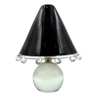 Budur Table Lamp in Murano Glass by Roberto Pamio for Leucos, Italy, 1970s For Sale