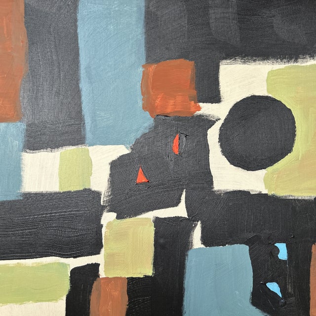 Two Contemporary Original Abstract Paintings by Stephen Heigh “Reunion 1-2” (Set of Two) For Sale In Philadelphia - Image 6 of 9