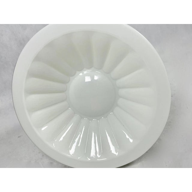 Black Czech Sunburst White Milk Glass and Bakelite Pendant Lamp from Napako, 1930s For Sale - Image 8 of 10