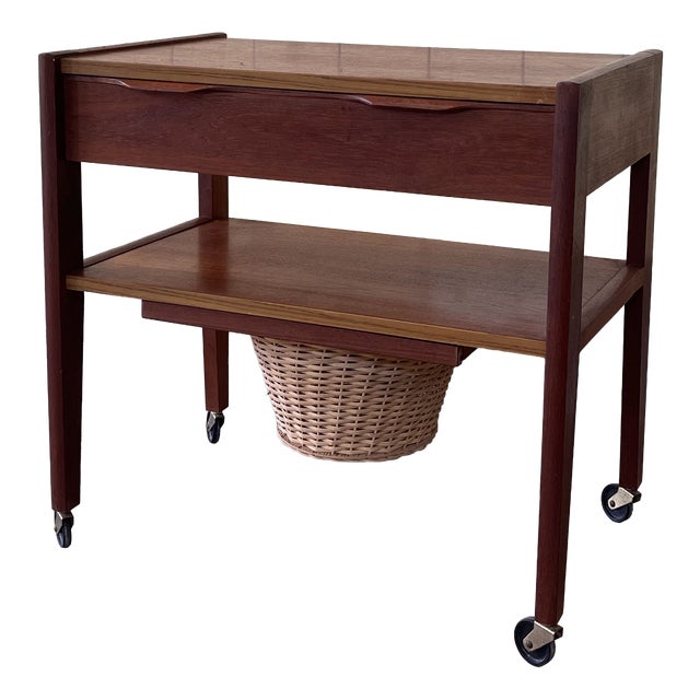 Vintage Scandinavian Teak Side Table, 1960s For Sale