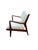 Mid-Century Modern 1950s Jens Risom U-430 Modern Armchair For Sale - Image 3 of 6