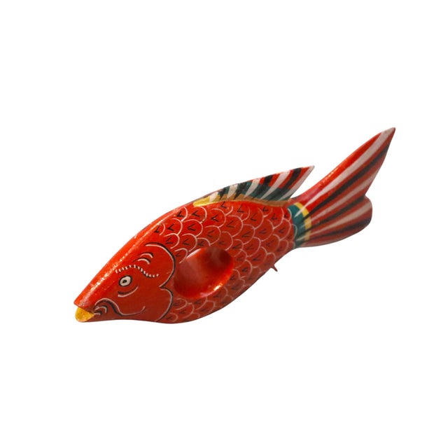 Orange Late 20th Century Tropical Fish Napkin Rings, Set of 12 For Sale - Image 8 of 8
