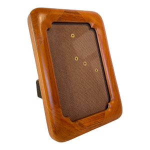 Mid-Century Modern Solid Teak Picture Frame Danish Modern Wall or Tabletop Display