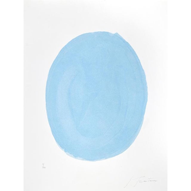 Lucio Fontana, Nudo Azzurro Etching, Edition 8/170, 1967, Etching For Sale - Image 4 of 4