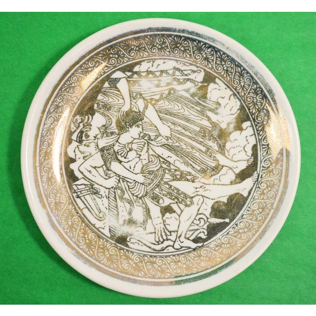 Mid 20th Century Stacking Set X 8 Fornasetti Mitologia Boxed Coasters For Sale - Image 5 of 11
