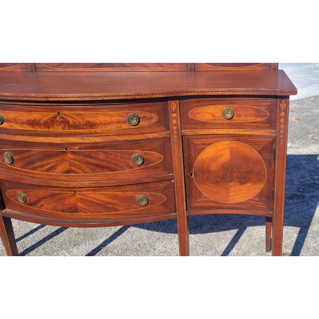 Fine Antique Inlaid Federal Style Sideboard For Sale - Image 13 of 15