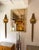 Large Pair of Brass Bracelet Chain Sconces For Sale - Image 6 of 14