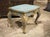 Antique Italian Blue Painted and Parcel Gilt Wooden Tabouret Stool, C. 1850 For Sale In Dallas - Image 6 of 18
