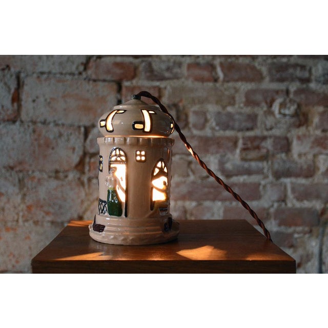 Mid-Century Table Lamp in Ceramic, France, 1980s For Sale - Image 10 of 13
