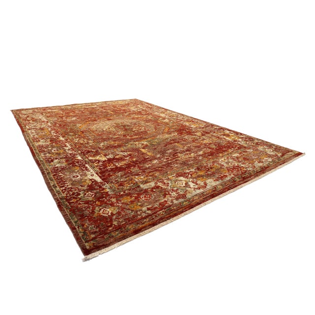 Materials used: Warp and weft threads: cotton Pile threads: hand-spun new wool from highland sheep, Noil silk (70% natural...