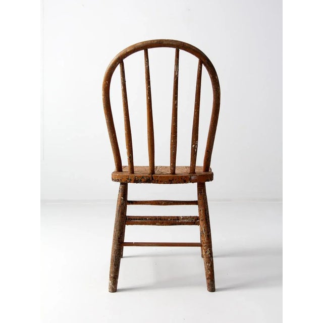 Late 19th Century Primitive Farmhouse Chair For Sale - Image 4 of 10