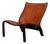 Danish Lounge Chair in Beech and Butthide Leather, 1970s For Sale