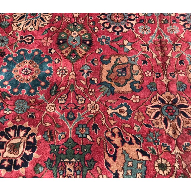1920s Vintage Design Turkish Rug-13’8’x21’8" For Sale - Image 10 of 13