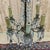 Antique Five-Light Bronze and Crystal Chandelier, 1900s For Sale - Image 3 of 4
