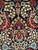 Vintage Kerman Rug, Hand-Knotted Wool, All-Over Floral Garden Pattern, Navy & Ivory, 3x7 For Sale - Image 11 of 16